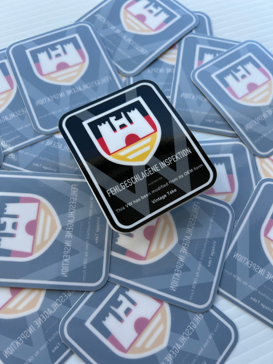 VW Failed Inspection