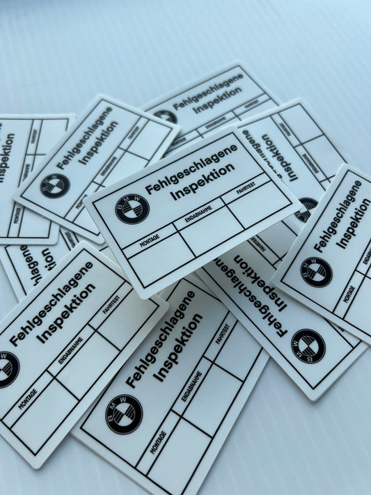 BMW Failed Inspection