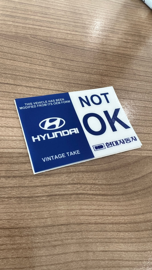 Hyundai NOT OK