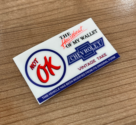 Classic Chevy NOT OK