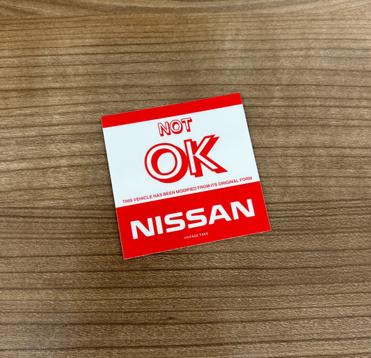 Nissan " NOT OK " V2 B
