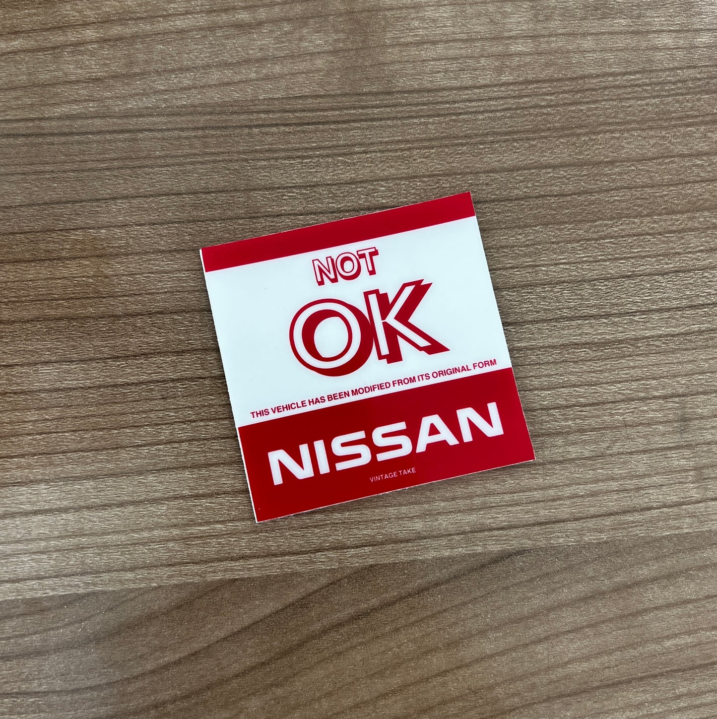 Nissan " NOT OK " V3 F