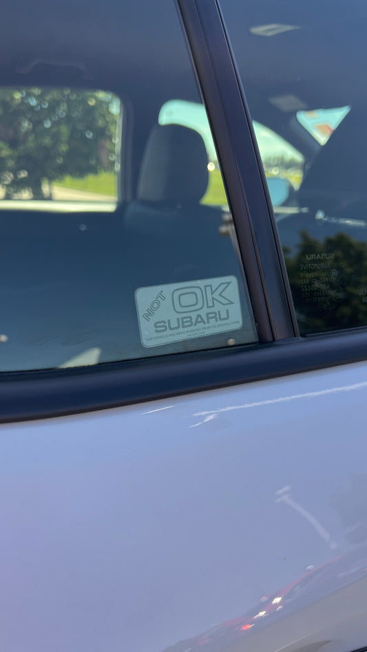 Subaru NOT OK V2