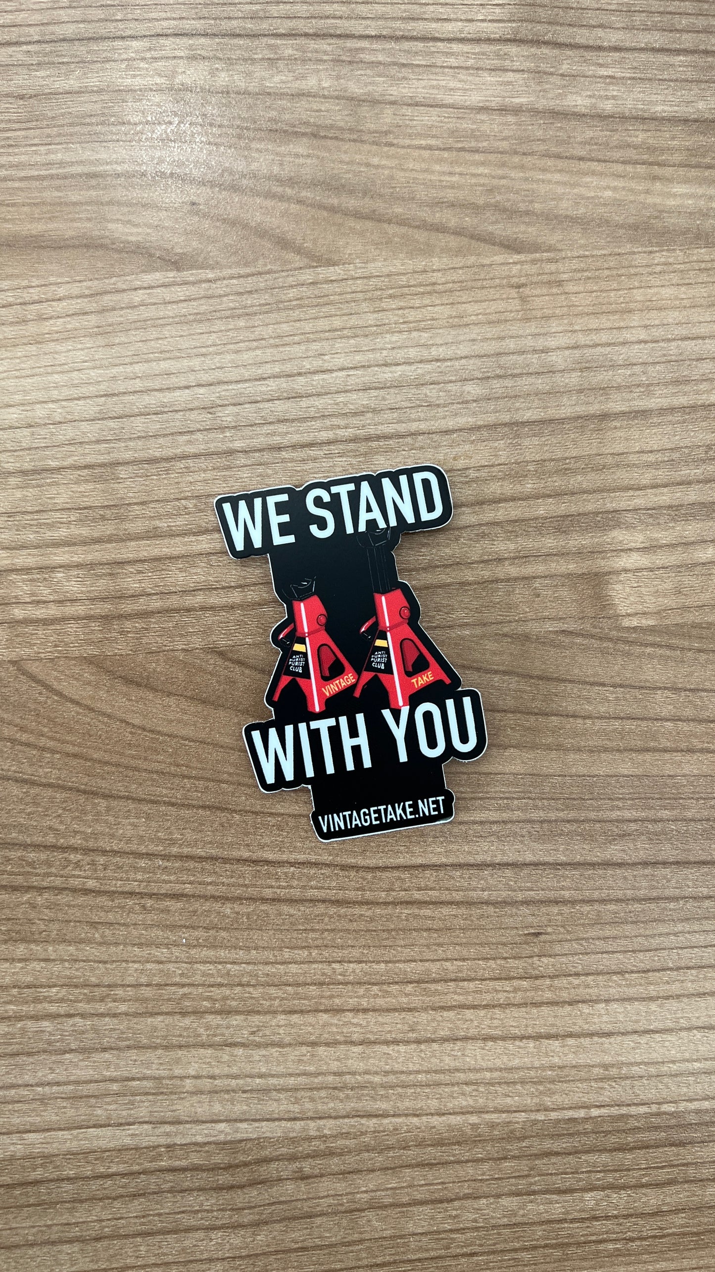 We stand with you