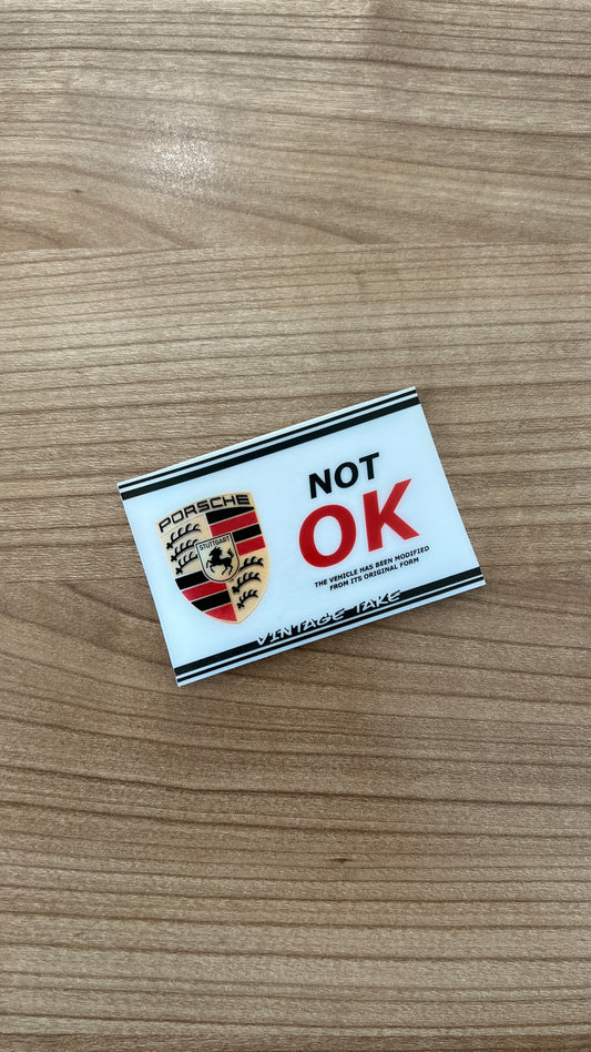 PORSCHE NOT Ok V2