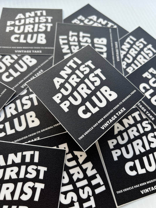 Anti Purist Purist Club